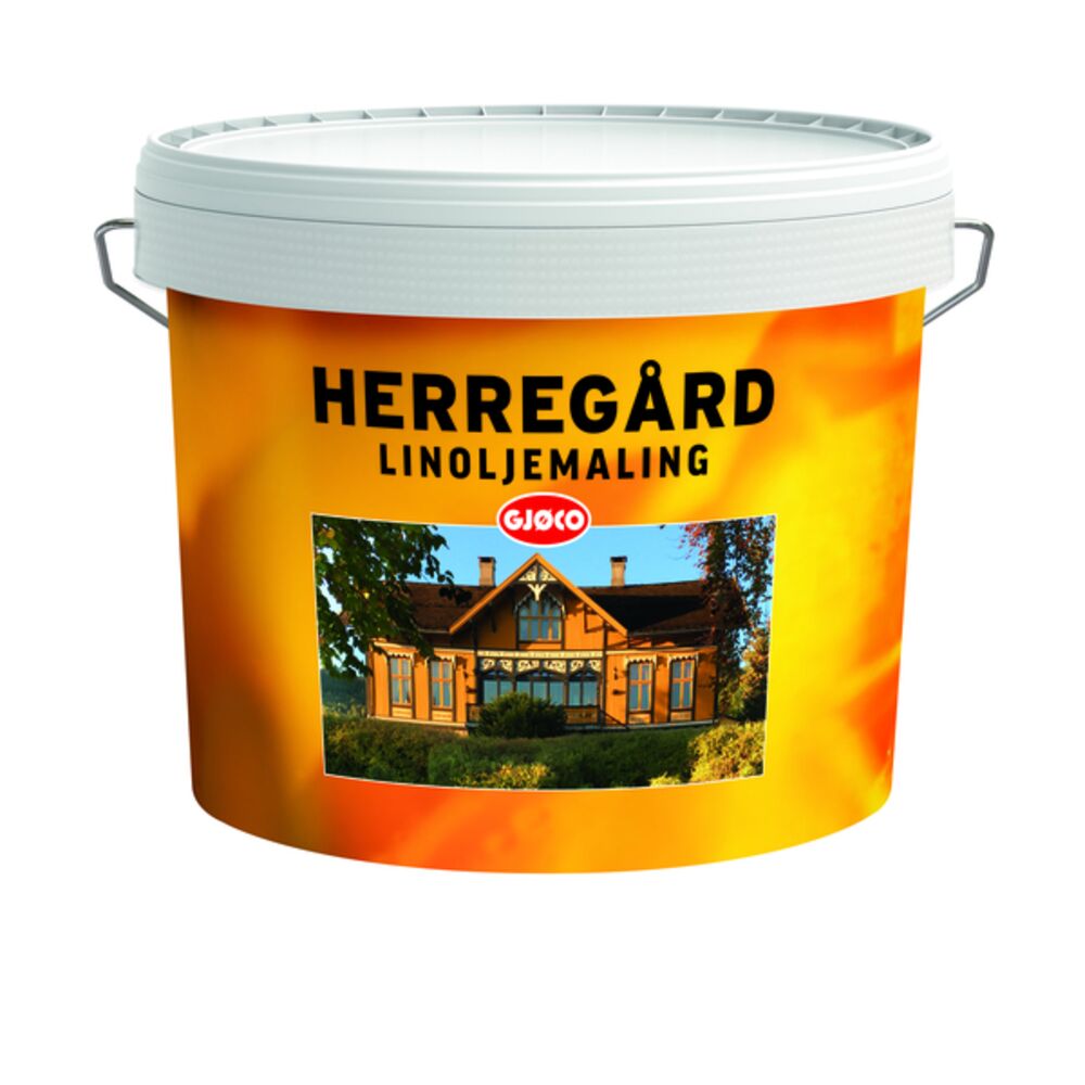 Gjøco Linoljemaling Oksydrød - base 9 l