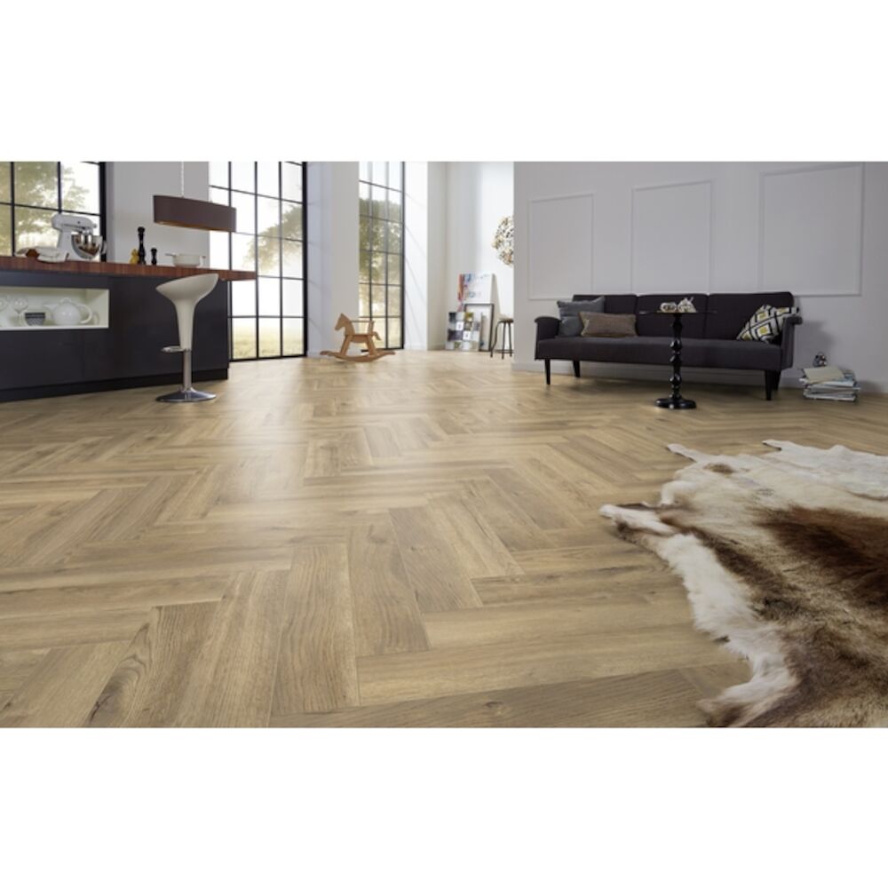 Herringbone Laminat Treviso Oak