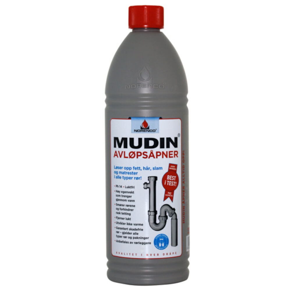 Avløpsåpner Mudin 1 l