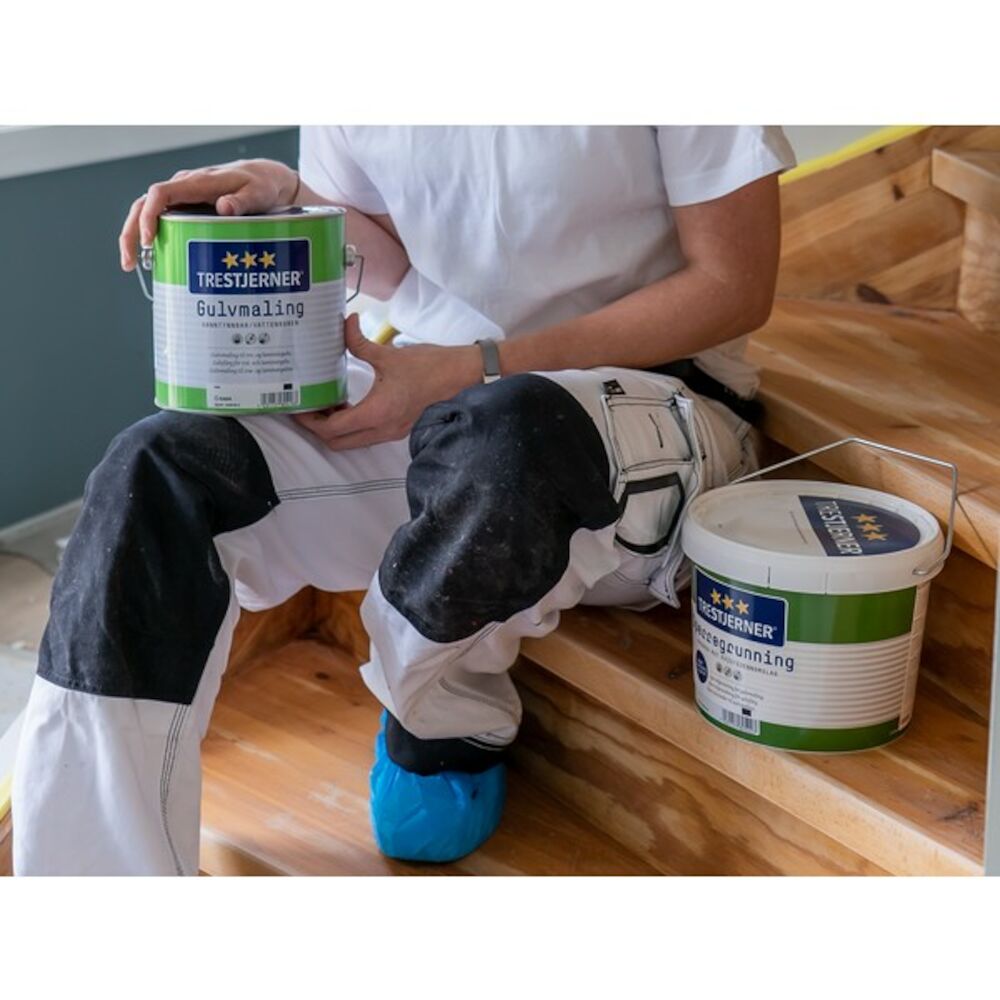 Trestjerner Gulvmaling Halvblank A - base 9 l