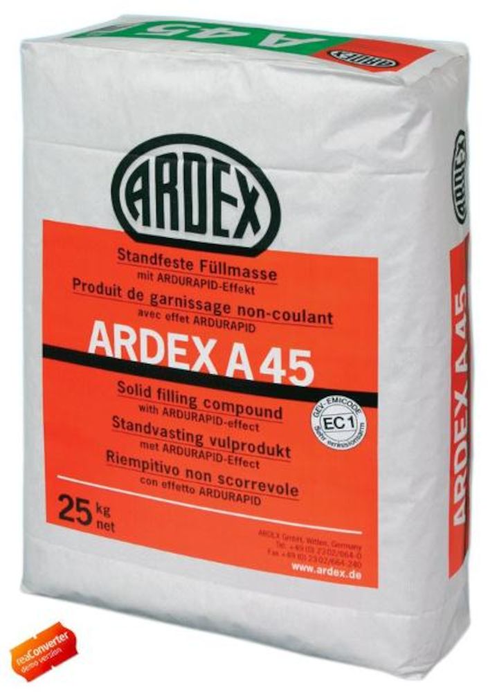 Ardex A45 Hurtig Grovsparkel 12,5 kg