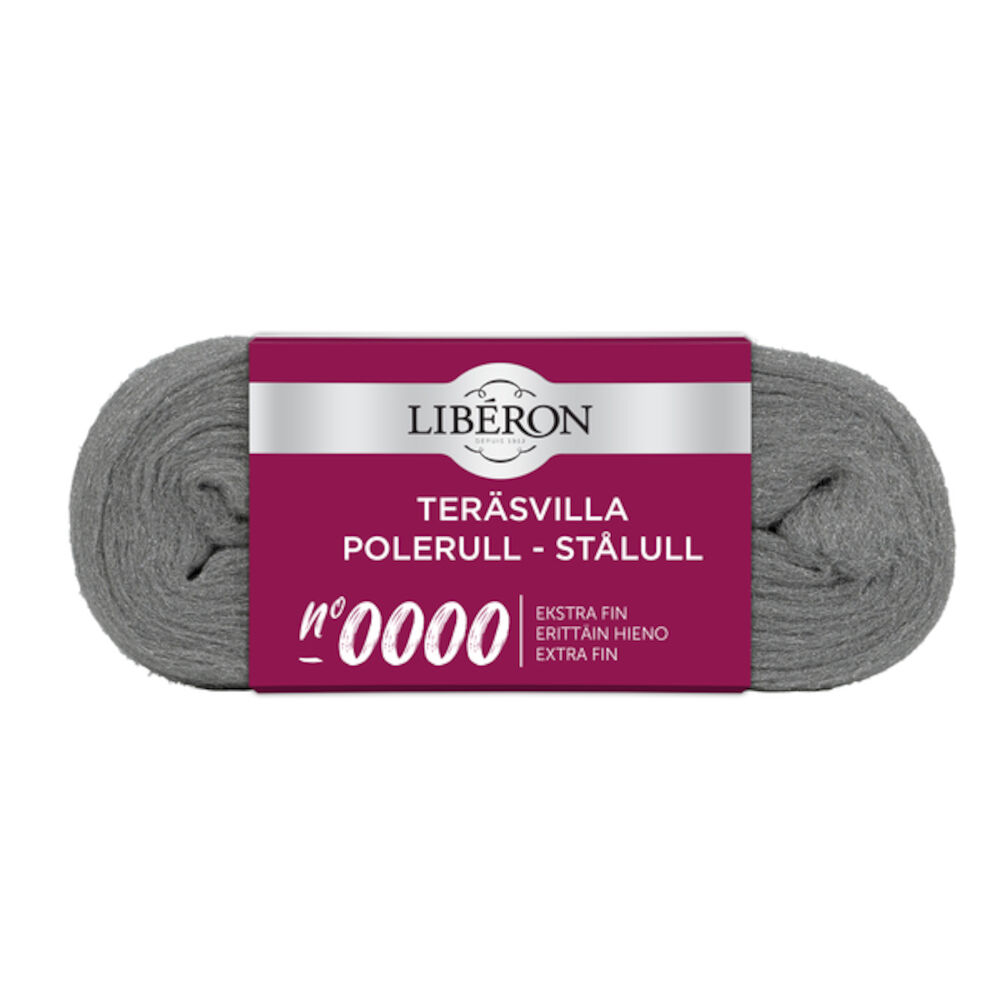 STÅLULL NR 0000 POLERULL 100 GR