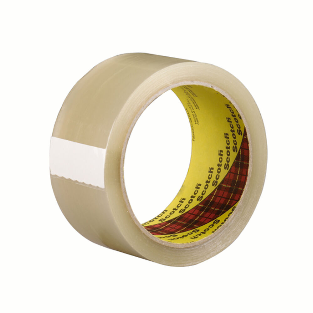 3M Pakketape 3739 Klar 25 mm x 66 m pakke a 6 ruller