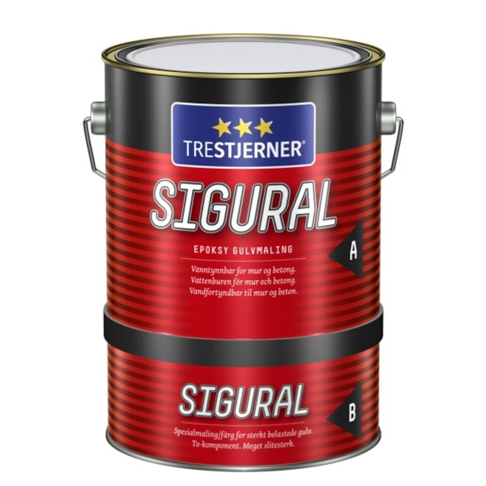 Trestjerner Sigural Epoxy - 20 Grunning 3 l