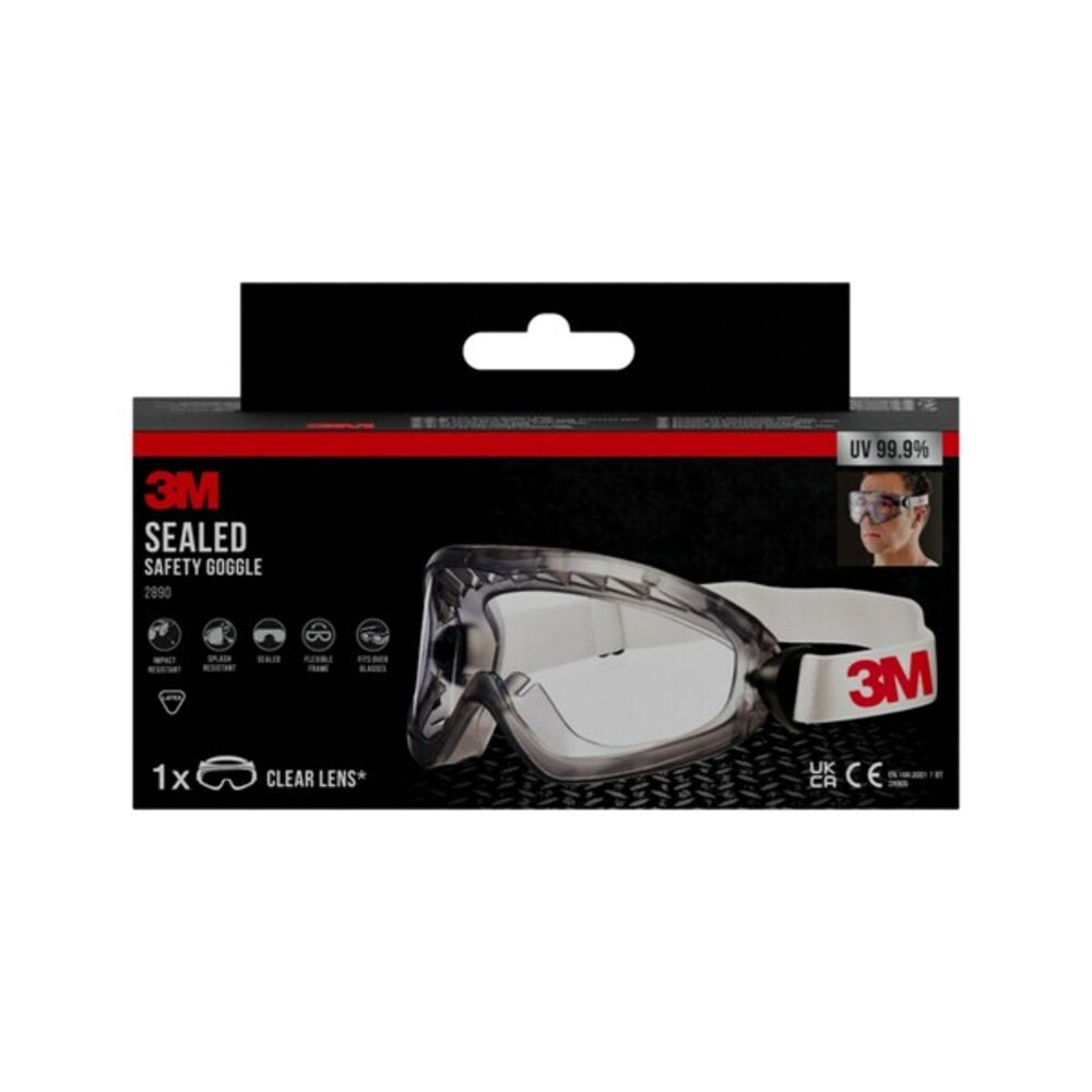 3M Vernebriller 2890SC Tettsittende Klar