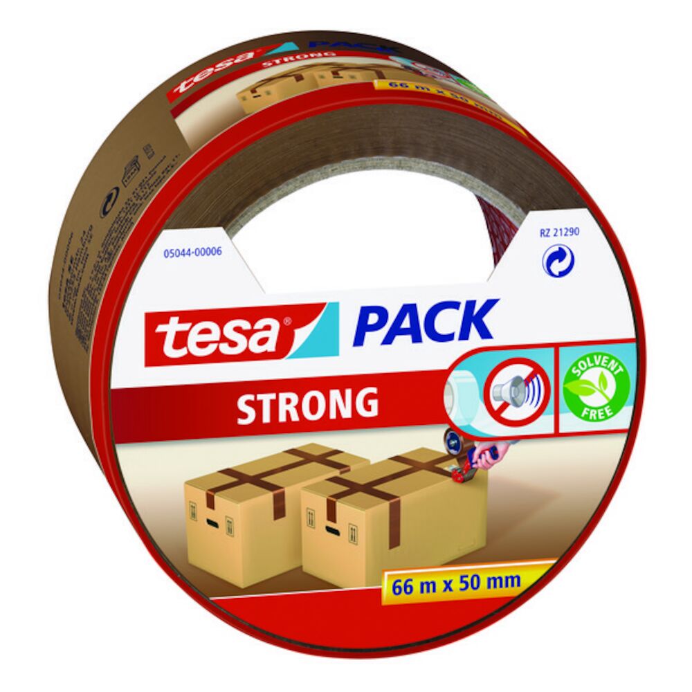 Tesa Embalasjetape Brun 50 mm x 66 m